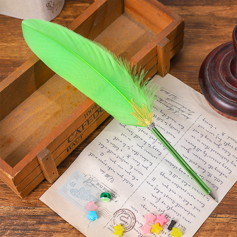 Wholesale Multicolor Feather Pens